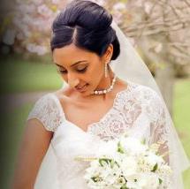 Christian bridal makeup by wedding makeup artist in chennai